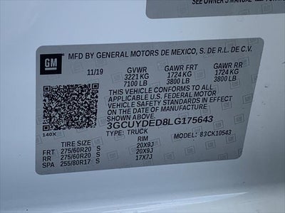 2020 Chevrolet Silverado 1500 LT